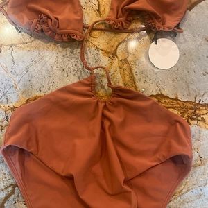 Tularosa One Piece Cut Out Bathing Suit NWT